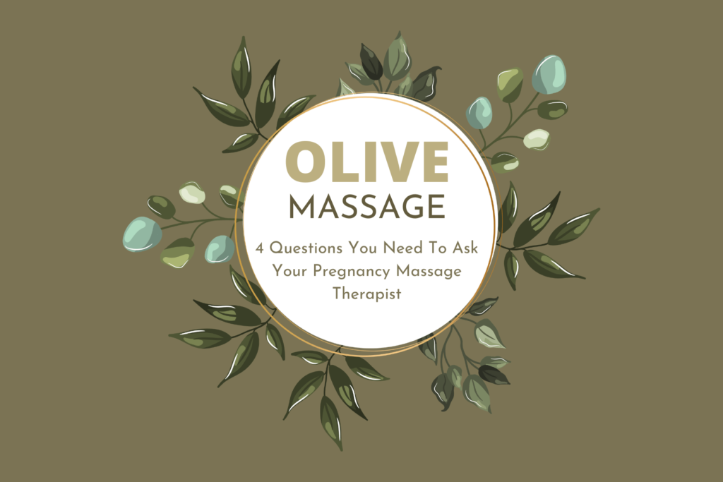 olive massage pregnancy massage